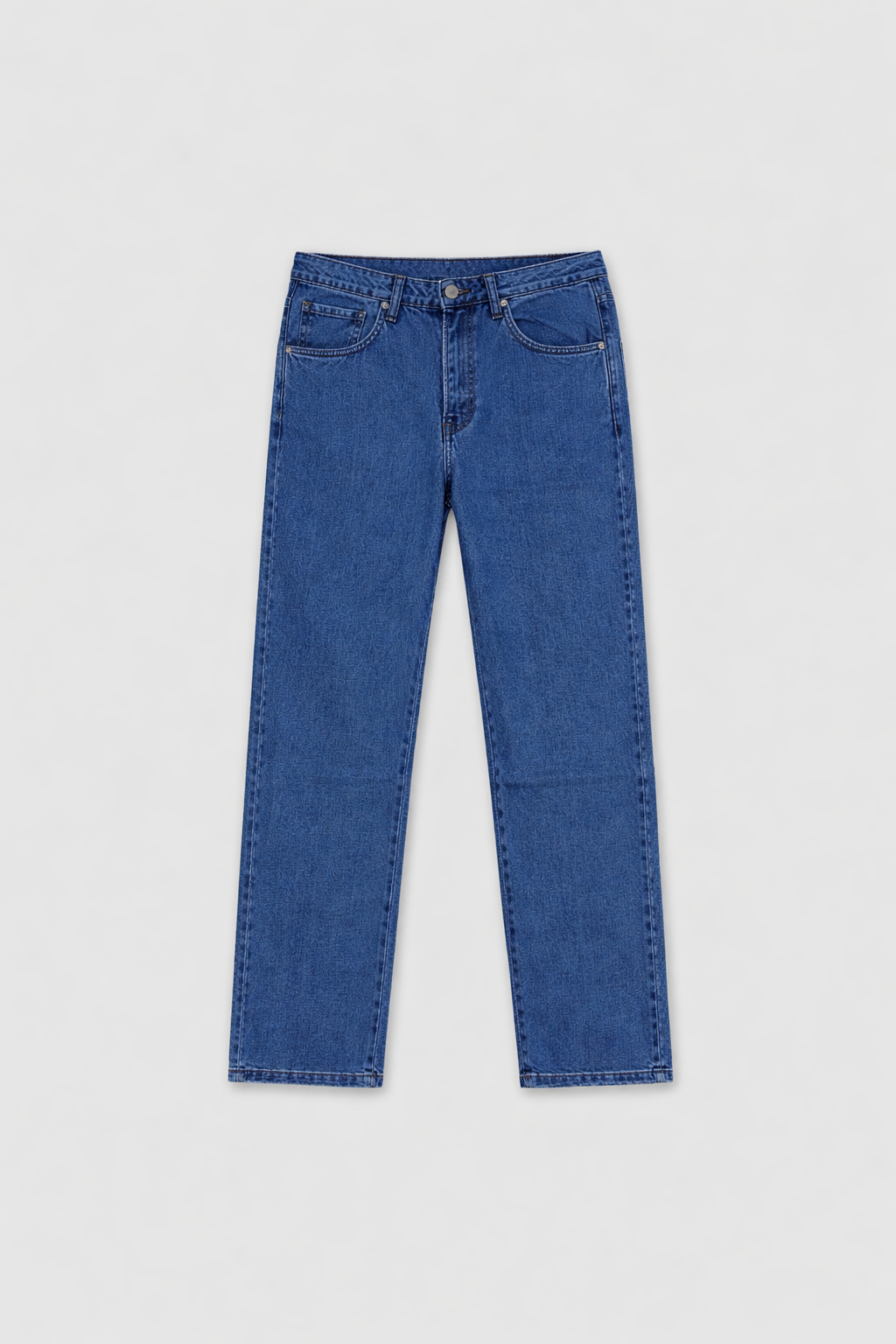 Straight Cut Denim - Blue