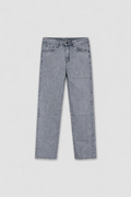 Straight Cut Denim - Light Grey